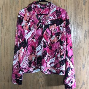 Beautiful Notations size XL Sparkle button down